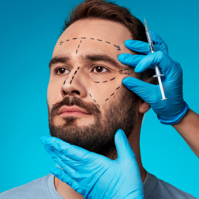 Men: Cheek Contouring: 1 Syringe Restylane